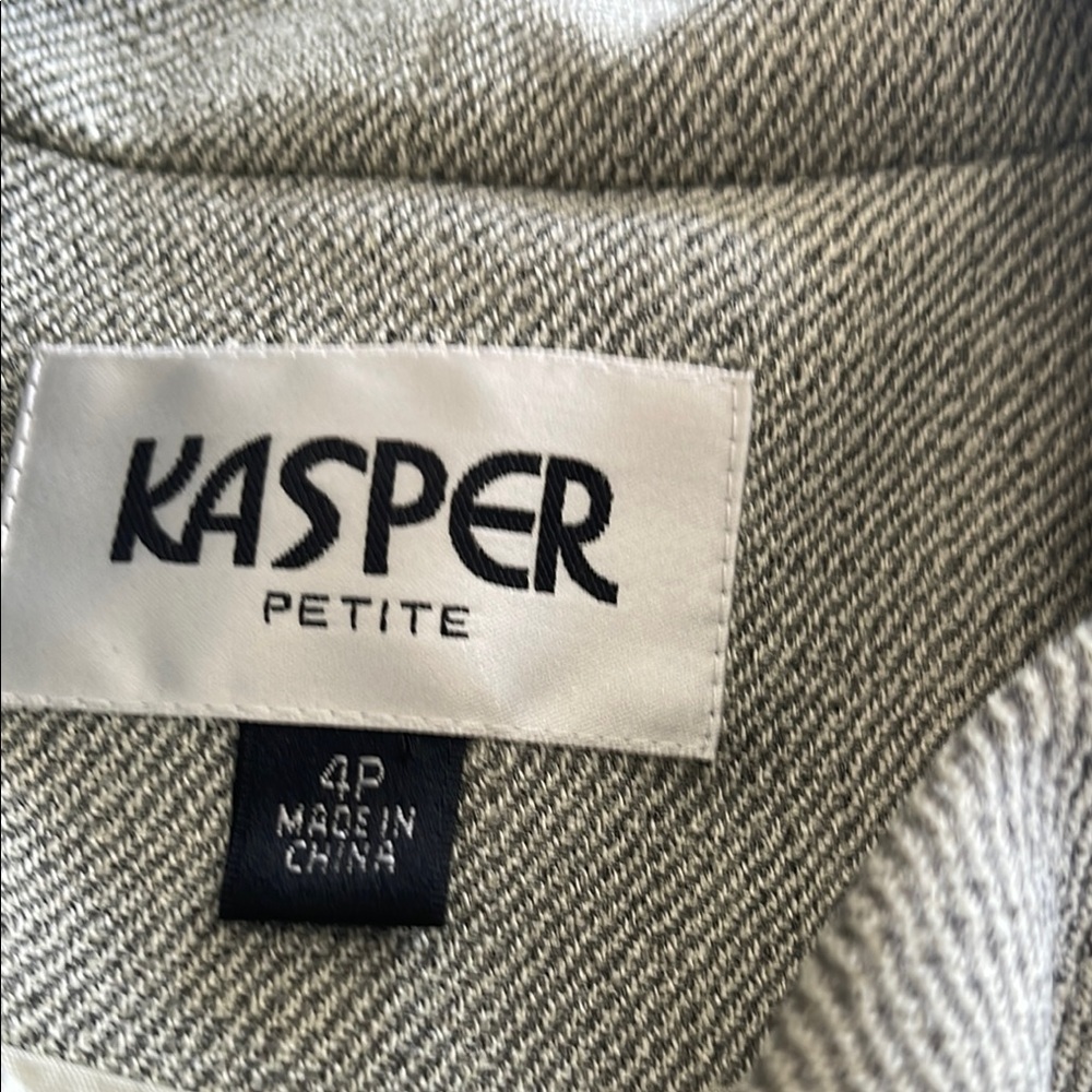 Kasper Petite Textured Blazer and Skirt set!